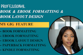 book formatting and ebook design, fiction, non fiction book