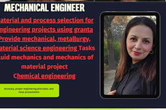 provide mechanical, metallurgy, material science engineering consultation
