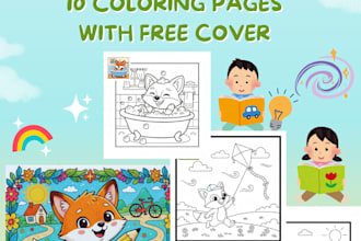 design custom coloring books and printable pages