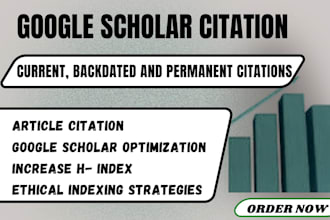 increase google scholar citations for eb1a, h index backdate citation