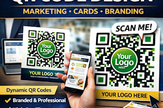 create business qr code for marketing, cards, and branding