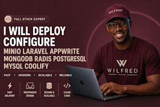 deploy configure minlo laravel appwrite mongodb radis postresql mysql coolify