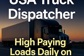 professional USA truck dispatcher load finding and booking services