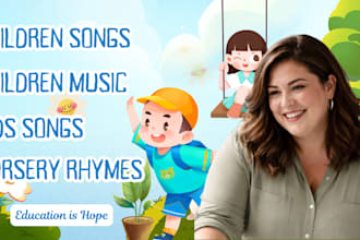 write and produce childrens songs and nursery rhymes