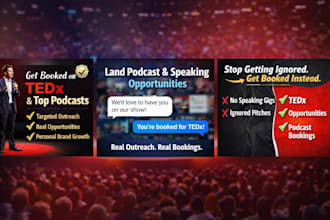 manage your tedx outreach podcast booking and speaker PR campaign
