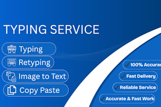 do fast and accurate typing, retyping, and copy paste work