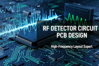 design rf detector circuit pcb and high frequency layout