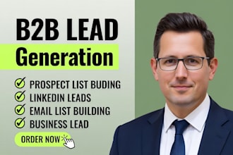 do b2b lead generation any industry, linkedin lead gen