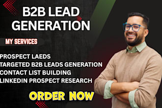 build targeted b2b lead generation and gdpr compliant email mailing list