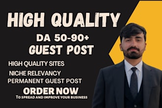 do guest post and build high authority SEO backlinks