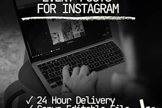 modern instagram post design using canva