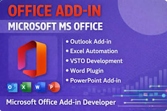 develop microsoft office outlook addin plugin, ms office, vsto addin, powerpoint