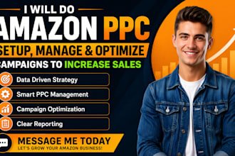 do amazon PPC setup manage and optimize campaigns to increase sales