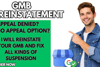 reinstate suspended google business profile fix denied appeal cases