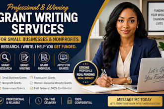 do small business grant writing, nonprofit grant writing, apply for grants