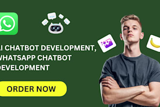 do ai chatbot development, whatsapp chatbot and n8n ai chatbot