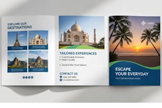 design real estate brochure, marketing brochure, sales brochure, company profile