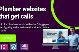 design a plumbing and hvac website that converts leads