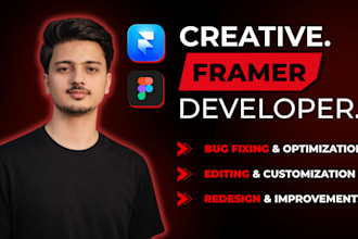 edit content, fix bugs, and redesign your framer site