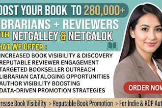 do netgalley book listing to 280,000 book librarians reviewers book promotion