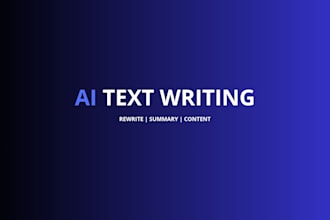 rewrite, summarize or generate text using ai