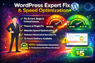 fix wordpress issues, wordpress error, wordpress bug fix
