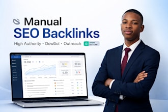 build manual SEO backlinks with outreach high authority dofollow link building