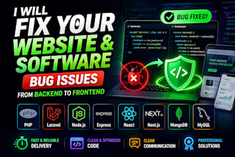 fix your API, backend bugs, and integration issues