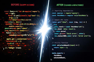 debug, refactor, and fix your ai generated code