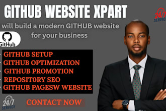 create, and promote your github repository and website