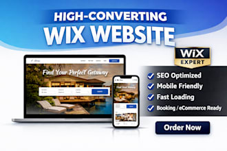 build a wix website for airbnb hosts that increases bookings