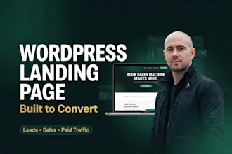 build a conversion focused wordpress landing page