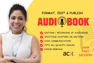 narrate your audiobook with broadcast quality production, acx, audible standard