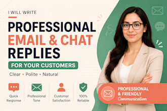 write professional email replies for your busines