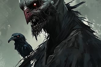fantasy horror and fantasy horror character
