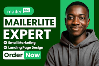 design mailerlite landing page email template mailerlite automation, mailerlite
