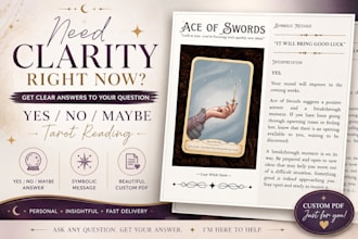 answer 3 questions with a yes no maybe tarot reading