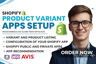 setup shopify product variant globo variatorify woocommerce csv avis tepo optis