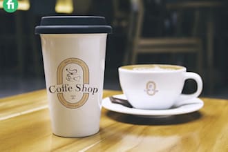 design coffee cup, paper cup and mug design