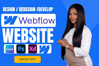 design, redesign, or develop webflow website, webflow expert