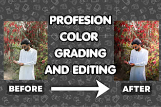 professionally color grade your photos and videos