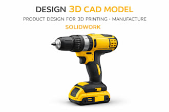 do autodesk 3d cad model, stl step file 3d priting, mechanical parts prototyping