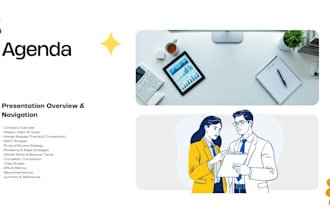create professional business strategy and market analysis ppt presentation