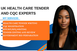 win uk tender healthcare tender government contract cqc registration rfp rfi rfq