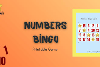 printable number bingo game