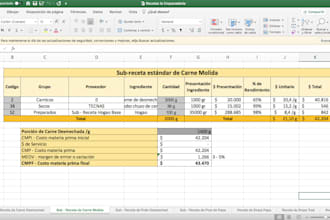 calculate your costs and pricing in excel