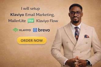 set up klaviyo email marketing,mailerlite brevo,klaviyo flow