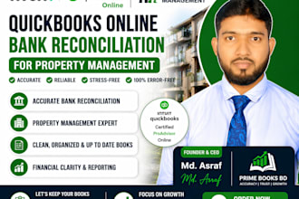 quickbooks online bank reconciliation for property management