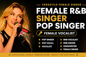 female rnb singer, female singer songwriter, female pop singer, rnb pop vocalist