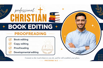 be christian book editor, proofread devotional or prayer journal book editing